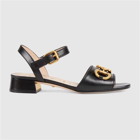 gucci buckles for sale|Gucci leather mid heel sandal.